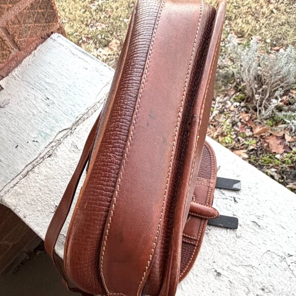 COACH Vintage Dakota Cassidy Small Saddle Box Grain Rare All Tan Crossbody Bag - Picture 6 of 13